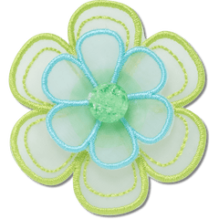 Crocs Green Mesh Flower Jibbitz™ charms