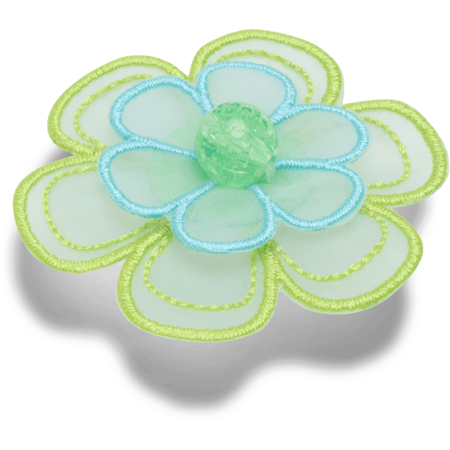 Crocs Green Mesh Flower Jibbitz™ charms