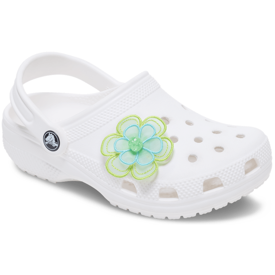 Crocs Green Mesh Flower Jibbitz™ charms