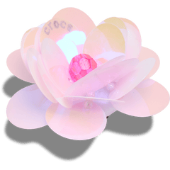 Crocs Sequin Pink Flower Jibbitz™ charms