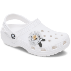 Crocs Silver Sequin Flower Jibbitz™ charms