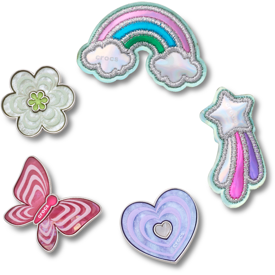 Crocs Funky Girly Icons 5 Pack Jibbitz™ charms