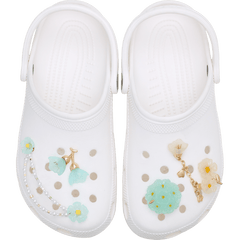 Crocs Blue Dainty Floral 5 Pack Jibbitz™ charms