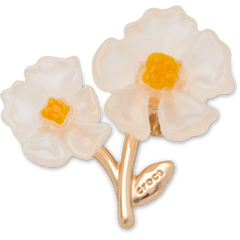 Crocs White Floral Blossom Jibbitz™ charms