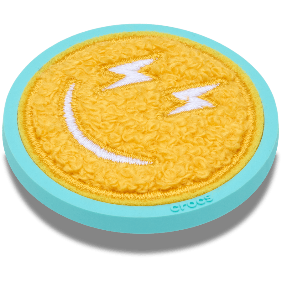 Crocs Mega Chenille Happy Face Jibbitz™ charms
