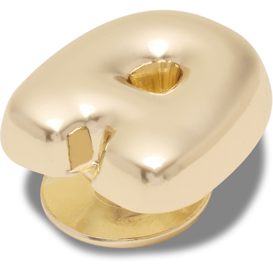Crocs Gold Bubble Letter A Jibbitz™ charms