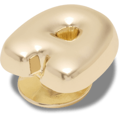 Crocs Gold Bubble Letter A Jibbitz™ charms