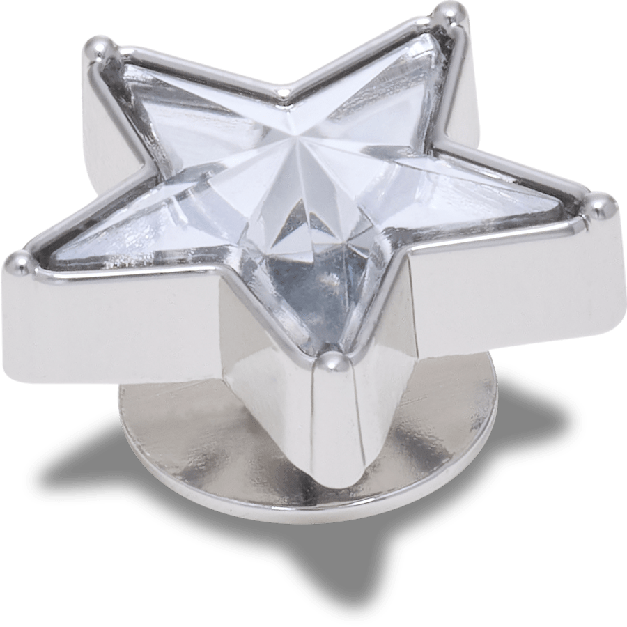 Crocs Silver Gem Sparkle Star Jibbitz™ charms