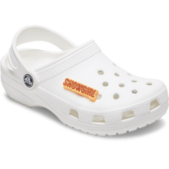 Crocs Orange Glitter Sign Jibbitz™ charms