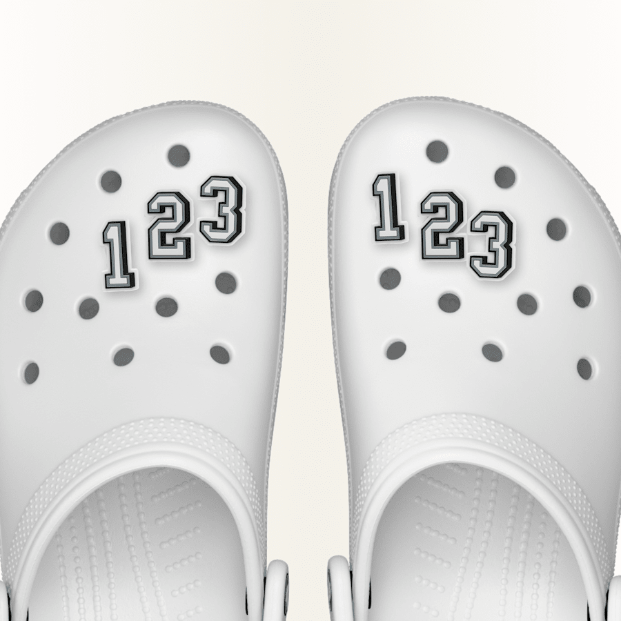 Crocs Number 0-9 Jibbitz Shoe Charm