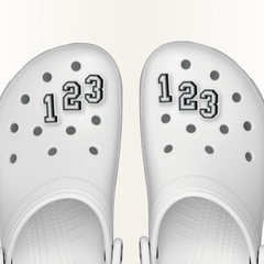 Crocs Number 0-9 Jibbitz Shoe Charm