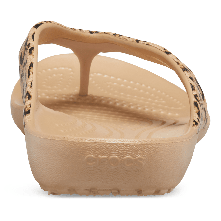 Crocs Women's Kadee II Leopard Flip