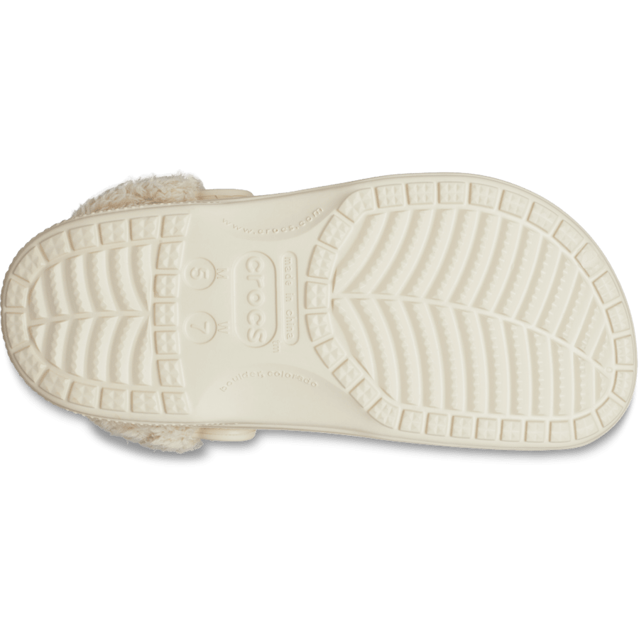 Crocs Baya Lined Fuzz-Strap Clog