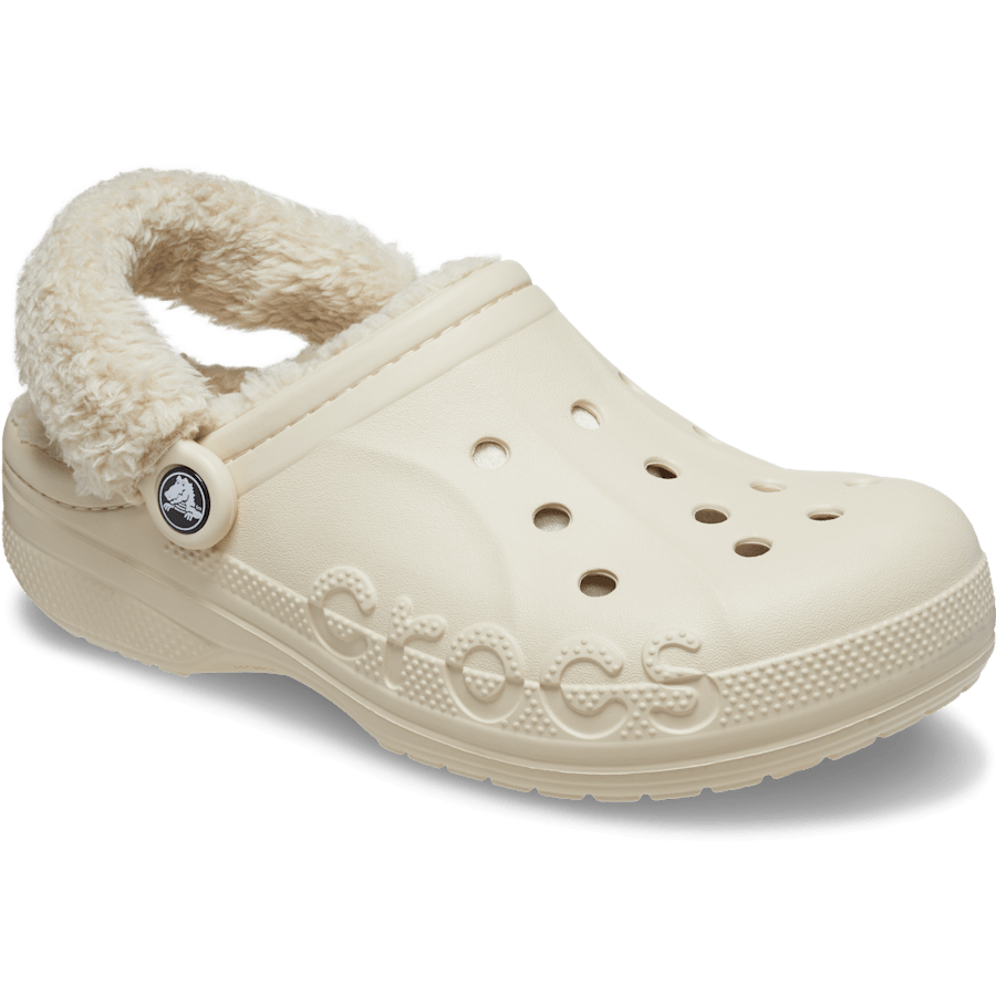 Crocs Baya Lined Fuzz-Strap Clog