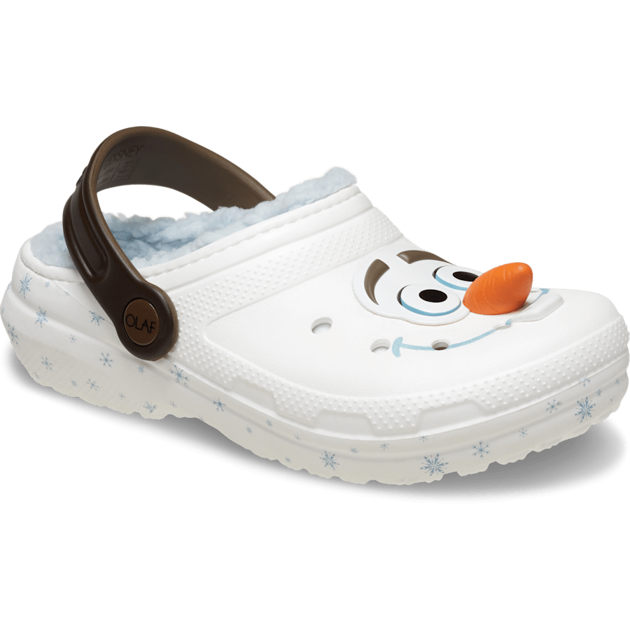 Crocs Kids' Disney Frozen Olaf Lined Classic Clog