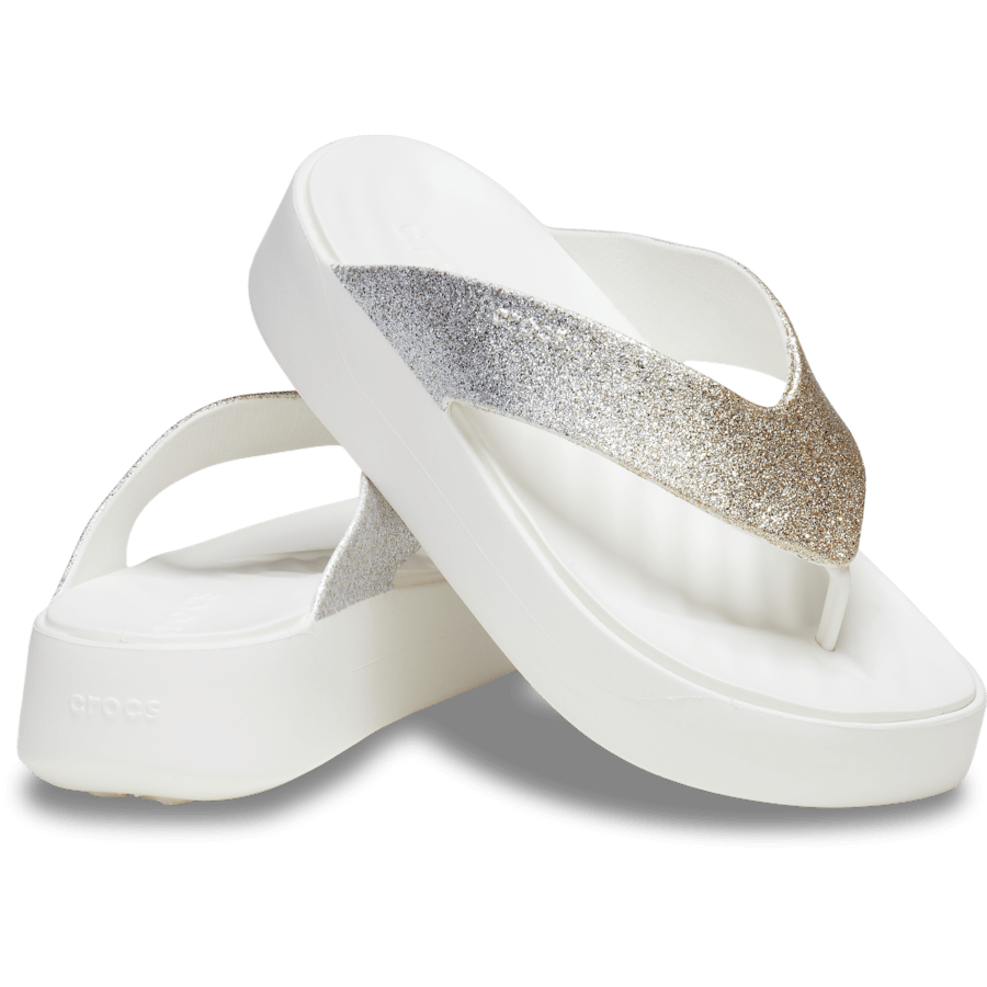 Crocs Getaway Chunky Glitter Platform Flip