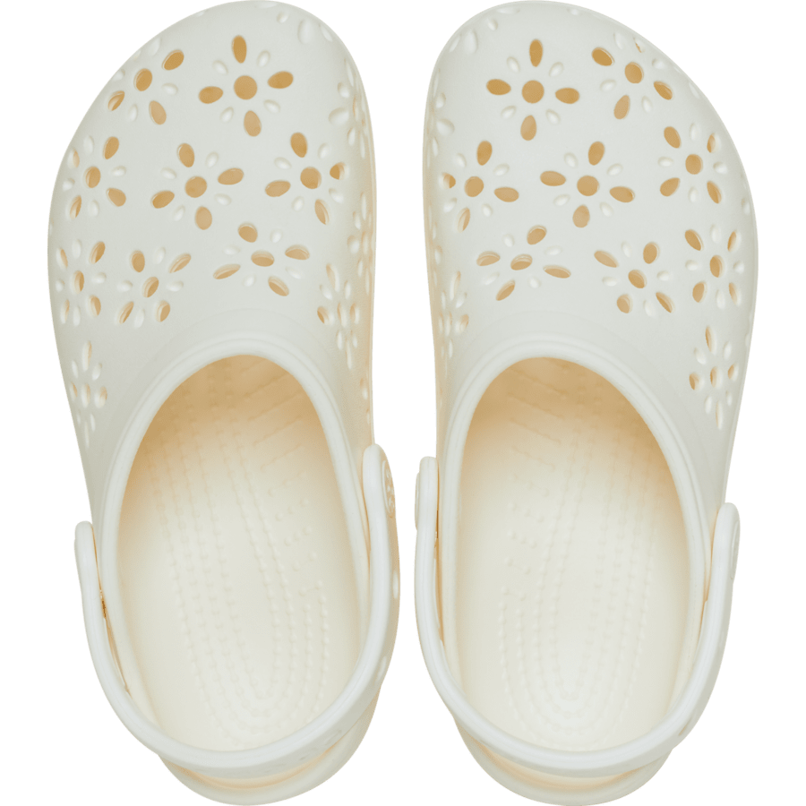 Crocs Kids' Classic Floral Cut-Out Clog