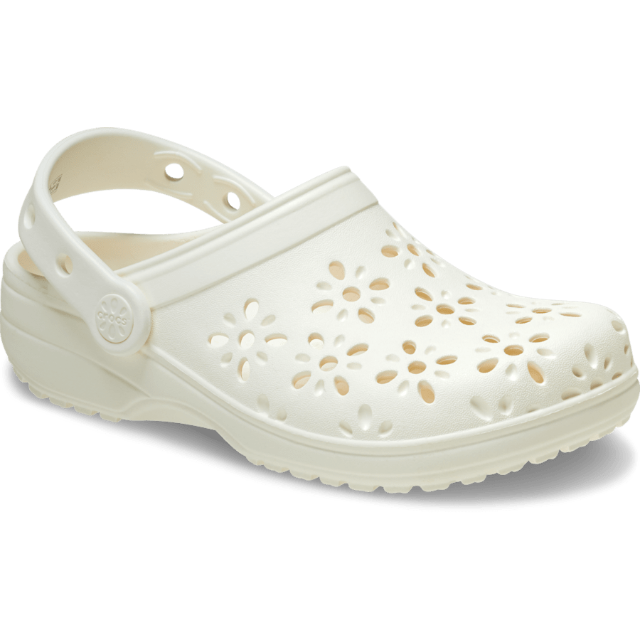 Crocs Kids' Classic Floral Cut-Out Clog