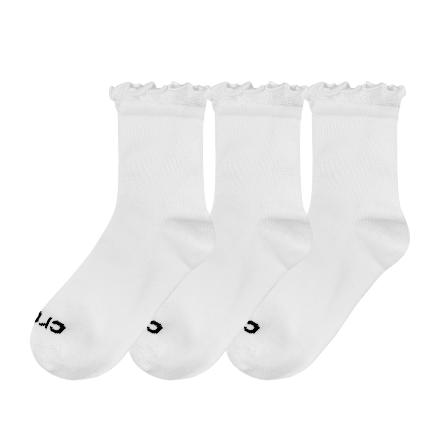 Crocs CrocsSocks Ruffle Ankle 3 PK