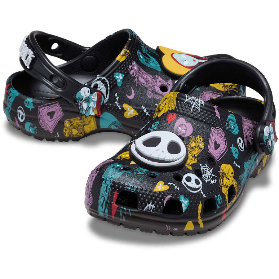 Crocs Toddlers’ Disney Tim Burton's The Nightmare Before Christmas Jack and Sally Classic Clog