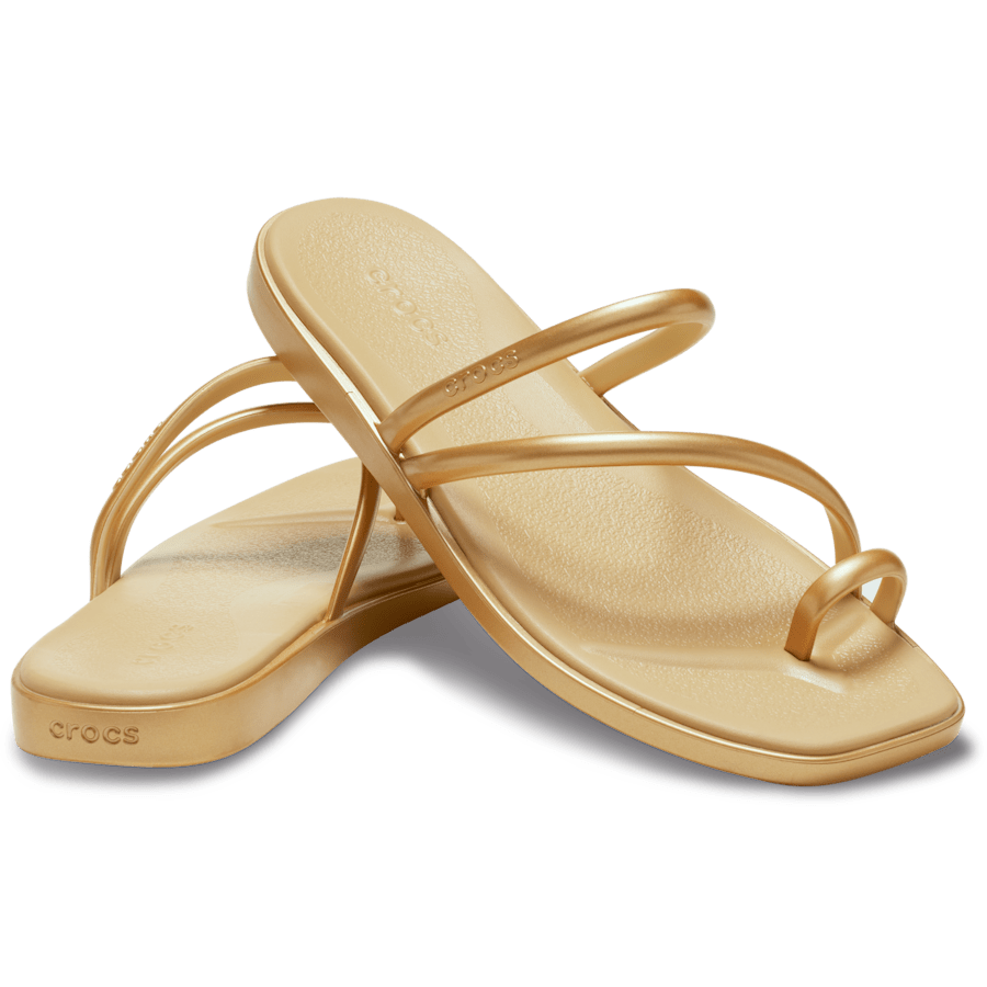 Crocs Women's Miami Metallic Toe Loop Sandal