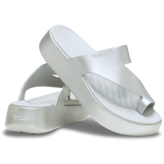 Crocs Getaway Metallic Platform Toe Loop