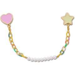 Crocs Pearl and Rainbow Bag Chain