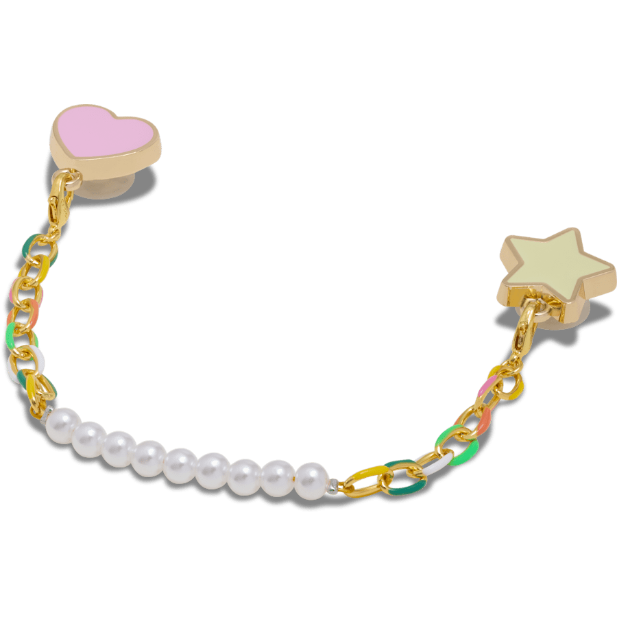 Crocs Pearl and Rainbow Bag Chain