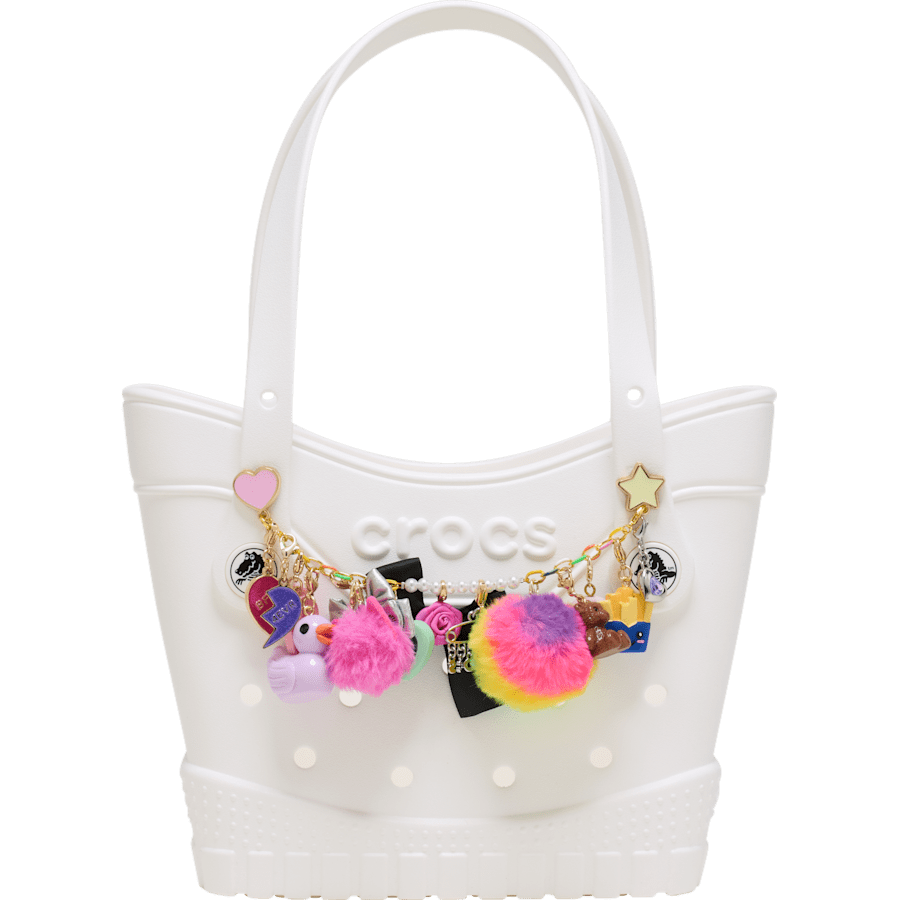 Crocs Pearl and Rainbow Bag Chain