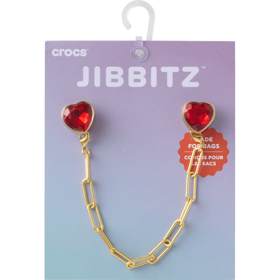 Crocs Gold Paperclip Bag Chain