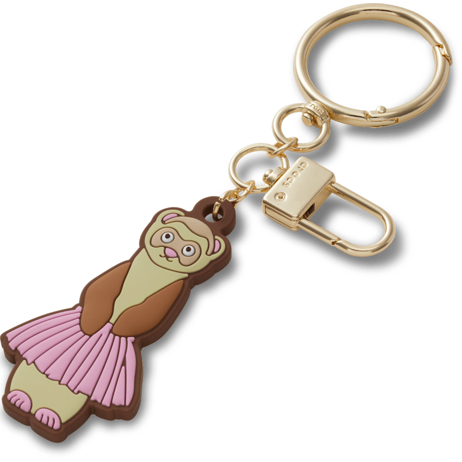 Crocs Ferret in a Tutu Bag Charm