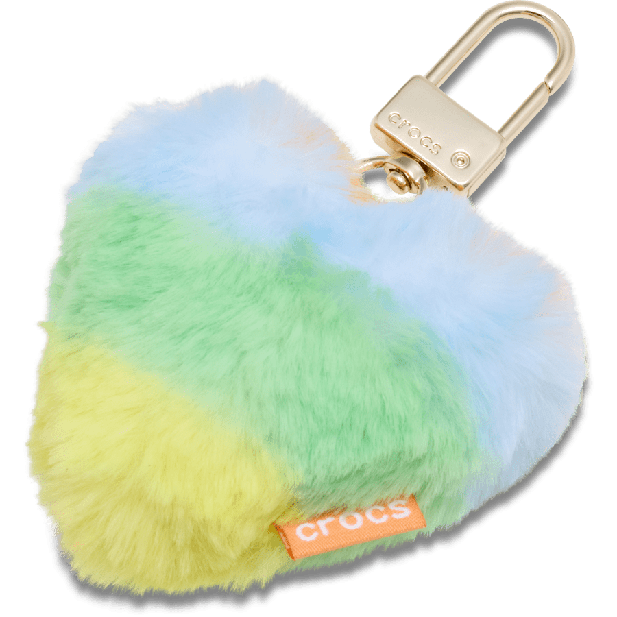 Crocs Plush Heart Bag Charm