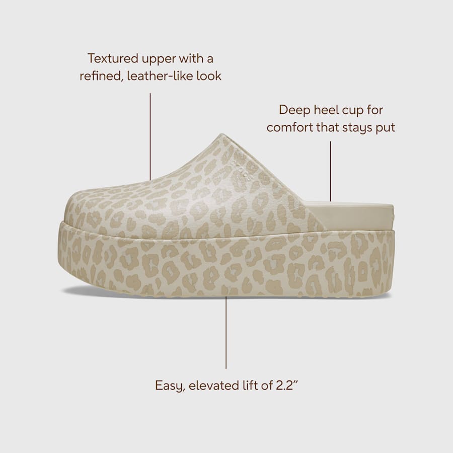 Crocs Dylan Platform Animal Clog