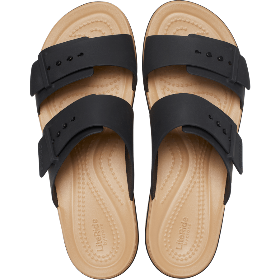 Crocs Brooklyn Buckle Matte Wrap Low Wedge