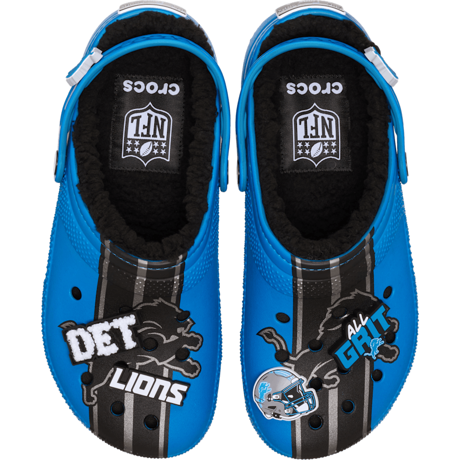 Crocs NFL Detroit Lions Classic Lined Clog