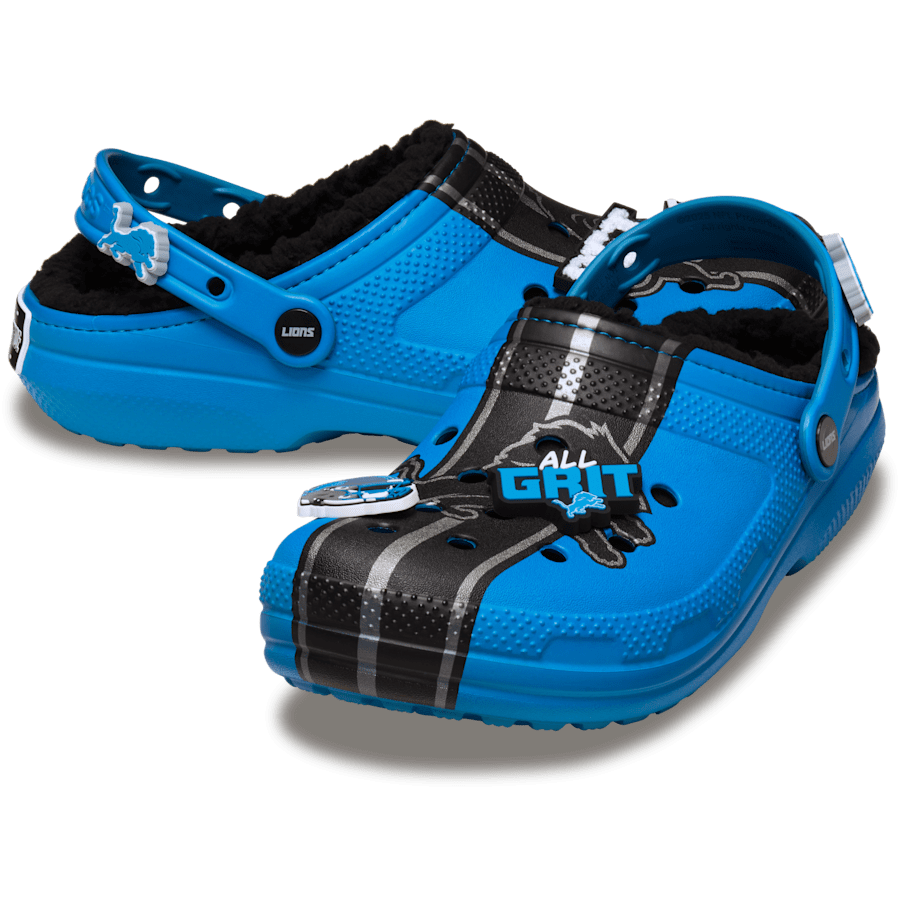 Crocs NFL Detroit Lions Classic Lined Clog
