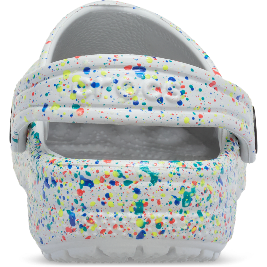 Crocs Kids' Classic Glow Paint Splatter Clog