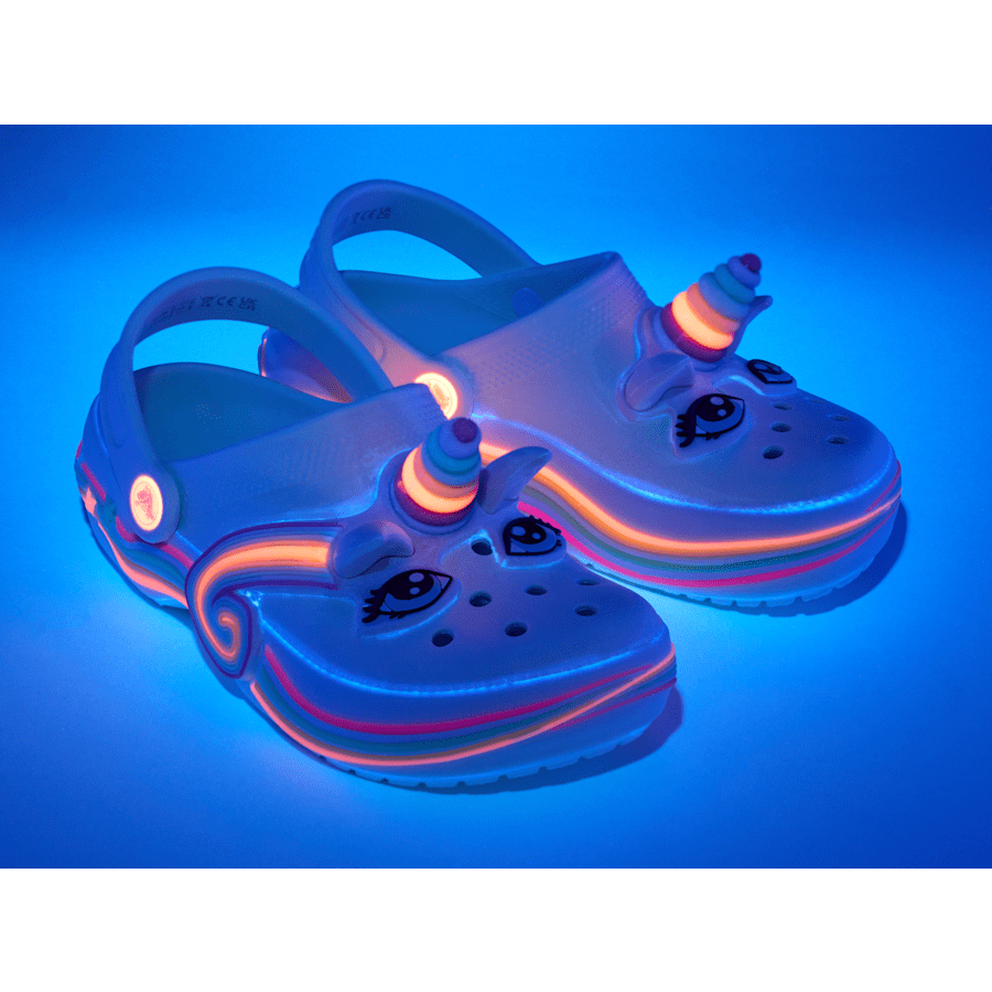 Crocs Kids’ Classic IAM Unicorn Lights Clog
