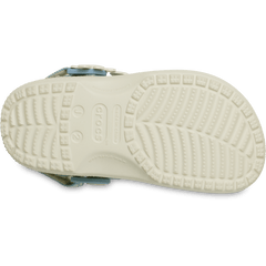 Crocs Kids’ Classic Denim Flower Adjustable Backstrap Clog