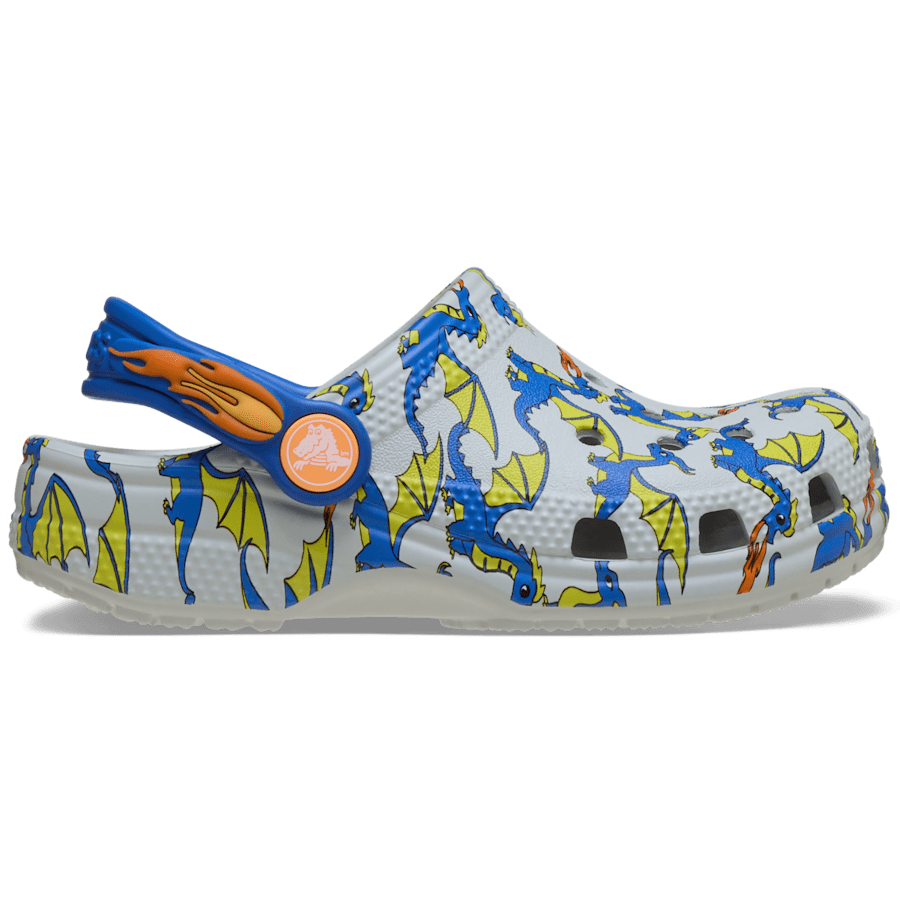 Crocs Toddler Classic Dragon Graphic Clog