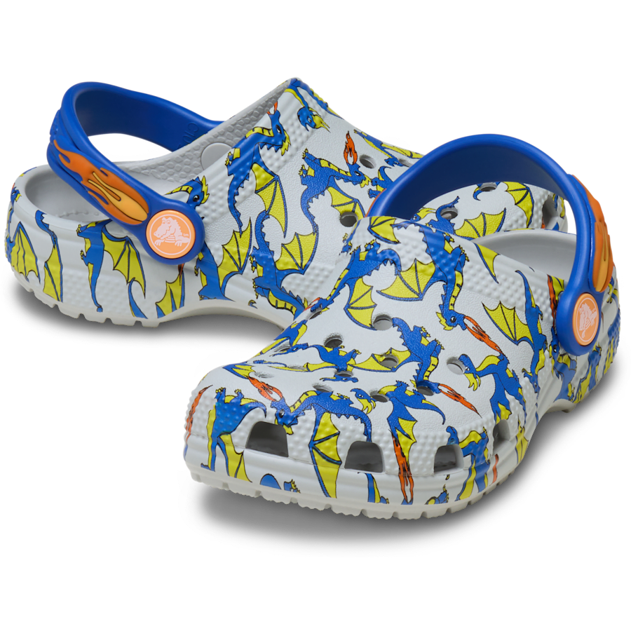 Crocs Toddler Classic Dragon Graphic Clog