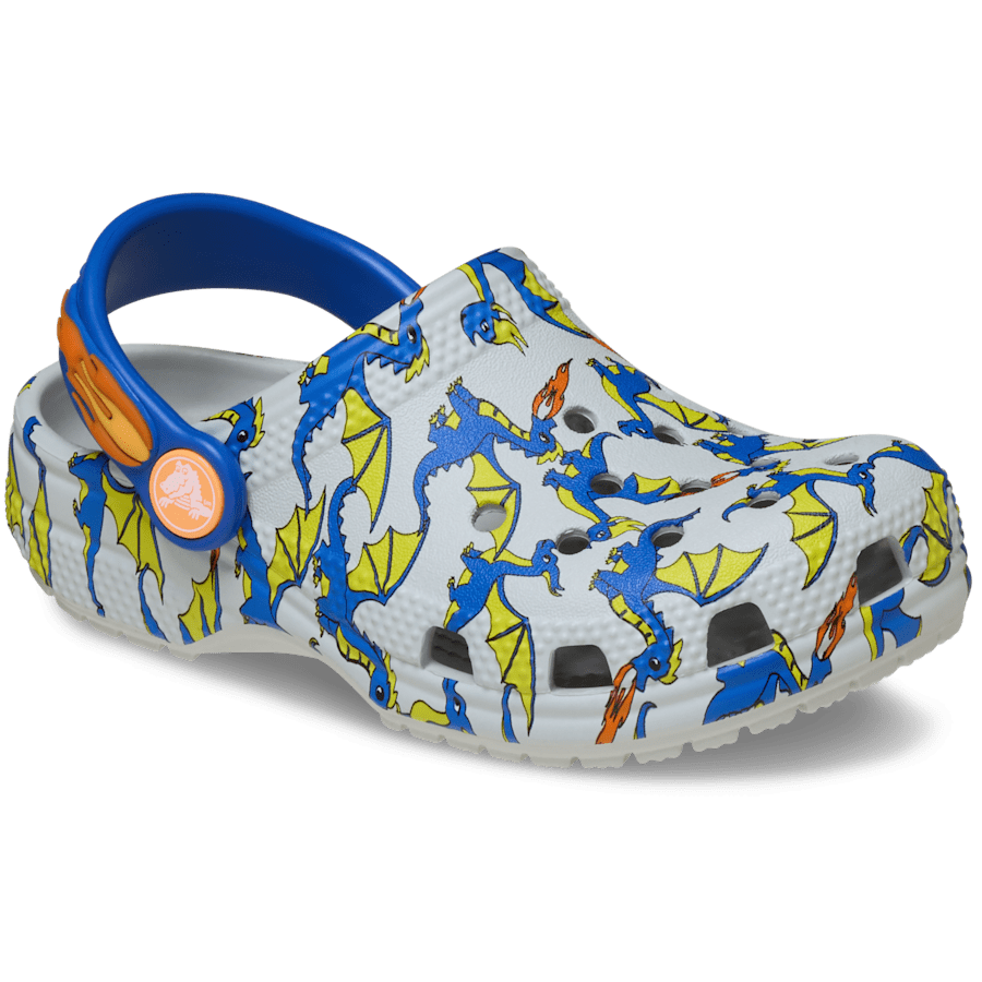 Crocs Toddler Classic Dragon Graphic Clog