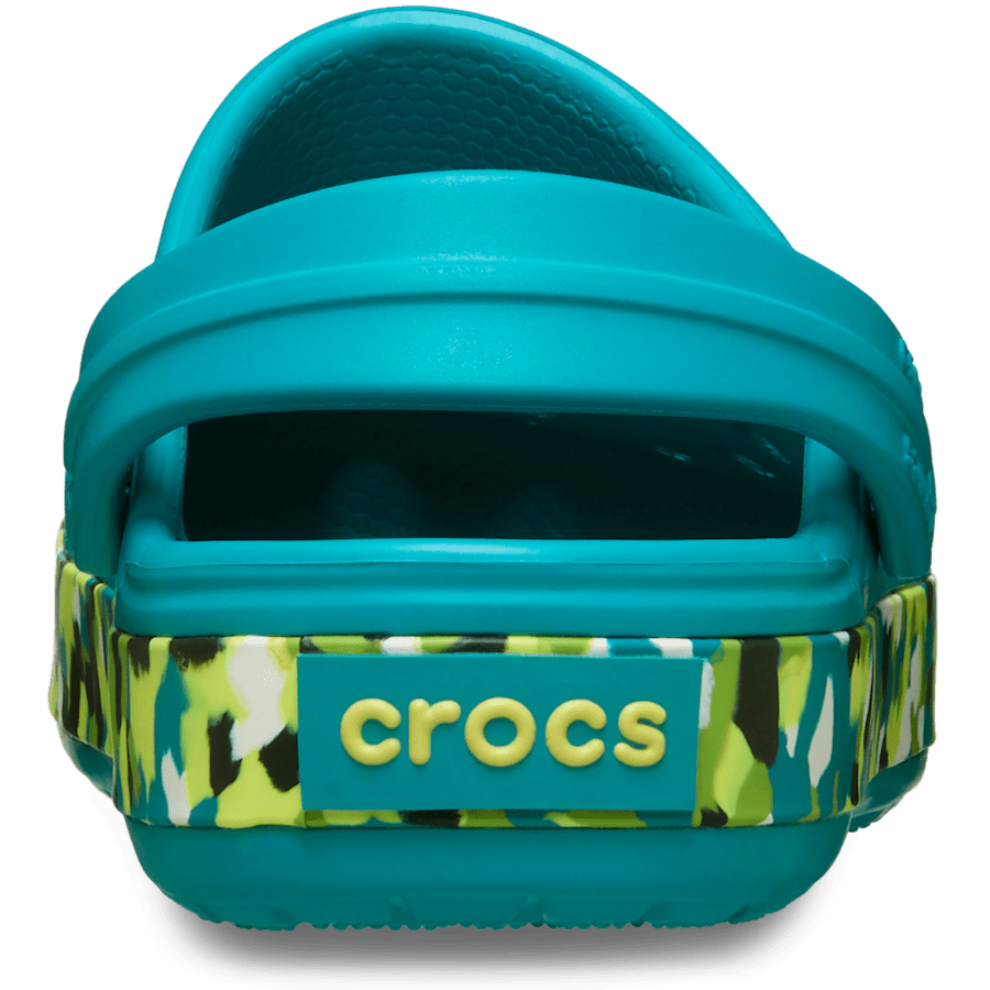 Crocs Kids' Crocband Glow Confetti Band Clog