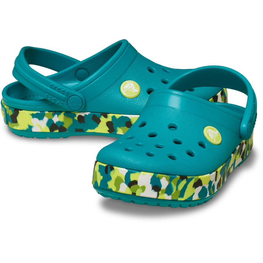 Crocs Toddler Crocband Glow Confetti Band Clog