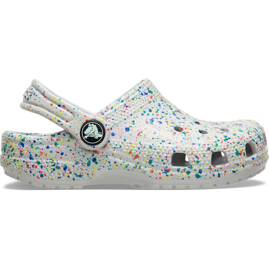 Crocs Toddler Classic Glow Paint Splatter Clog