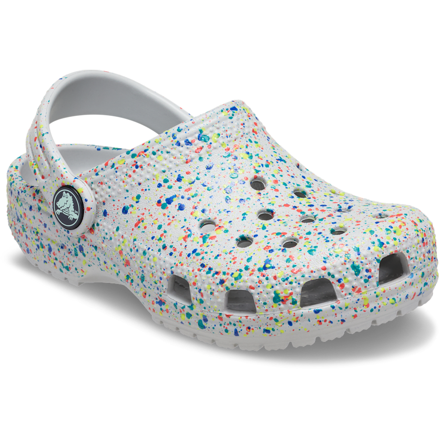 Crocs Toddler Classic Glow Paint Splatter Clog