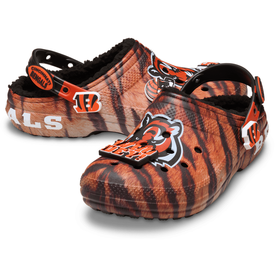 Crocs NFL Cincinnati Bengals Classic Lined Clog