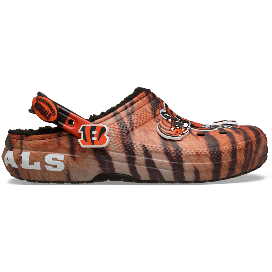 Crocs NFL Cincinnati Bengals Classic Lined Clog