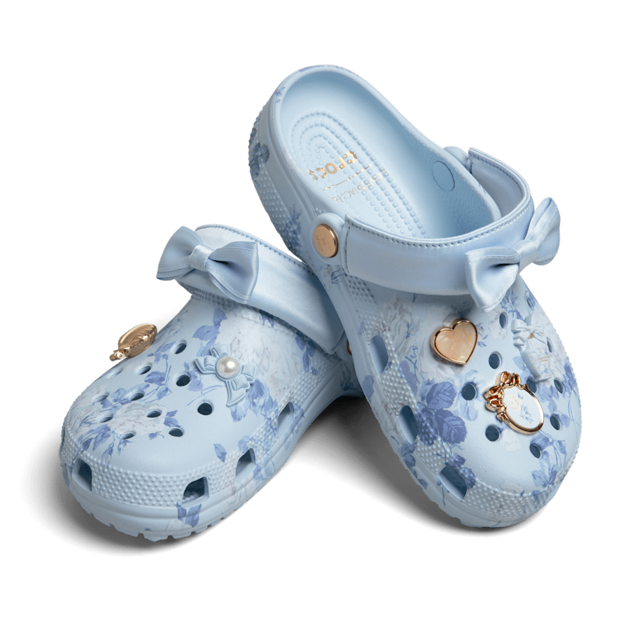 Crocs LoveShackFancy Blue Classic Clog