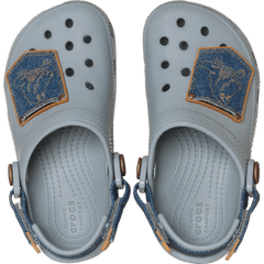 Crocs Toddler Classic Denim Adjustable Backstrap Clog